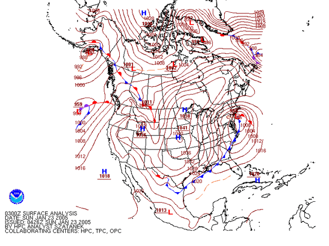 Fronts-0300Z-23Jan05.gif